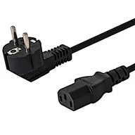 Kable komputerowe i do monitorów - Kabel zasilający Schuko - IEC 320 C13 SAVIO CL-182 10 m - miniaturka - grafika 1