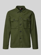 Kurtki męskie - Kurtka koszulowa o kroju regular fit z czystej bawełny - miniaturka - grafika 1