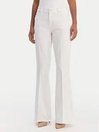 Spodnie damskie - Fracomina Jeansy FP26SVA012W61501 Biały Bootcut Fit - miniaturka - grafika 1