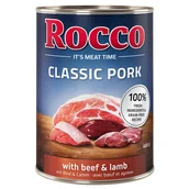 Mokra karma dla psów - Rocco Classic Pork, 6 x 400 g - Wołowina i jagnięcina - miniaturka - grafika 1