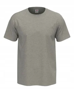 Koszulka męska T-shirt Stedman Comfort-T Grey Heather DUŻY ROZMIAR 4XL - Koszulki męskie - miniaturka - grafika 1