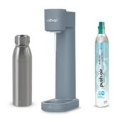 Saturatory - PUSHAIR Saturator do Wody Dafi Stalowy + Nabój CO2 + Stalowa Butelka 0,75 - miniaturka - grafika 1