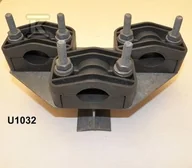 Inne akcesoria elektryczne - Uchwyt U-1 słupa wirowego potrójny fi 25-46mm - miniaturka - grafika 1