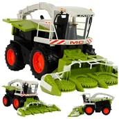 Zabawy w naśladowanie dorosłych - Duży kombajn zbożowy DO KUKURYDZY ruchome elementy Z616 - miniaturka - grafika 1