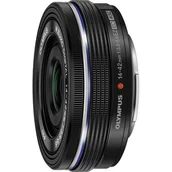 Obiektywy - OM System M.Zuiko Digital 14-42 mm f/3.5-5.6 EZ elektroniczny zoom czarny - miniaturka - grafika 1