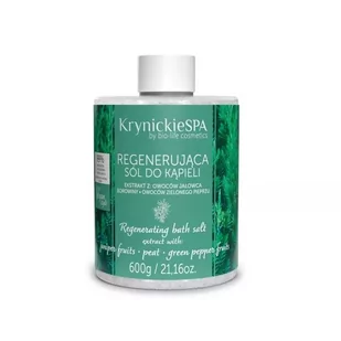 Krynickie Spa - sól do kąpieli, Jałowiec, 600 g - Pozostałe akcesoria do kąpieli i SPA - miniaturka - grafika 1