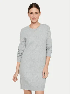 Vero Moda Sukienka dzianinowa 10215523 Szary Relaxed Fit - Sukienki - miniaturka - grafika 1