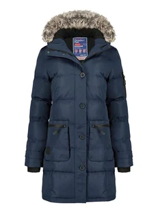 Canadian Peak Parka "Axelus" w kolorze granatowym - Kurtki damskie - miniaturka - grafika 1
