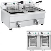 Frytownice gastronomiczne - Royal Catering Frytownica elektryczna - 2 x 16 l - 2 x 3600 W - RCEF-16DH-1 - miniaturka - grafika 1