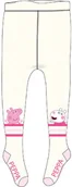 Rajstopy dziecięce - Dziewczęce rajstopy bawełniane Disney Świnka Peppa Kremowe - miniaturka - grafika 1