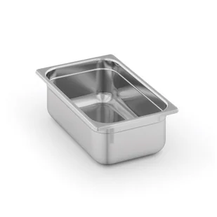 B2B Partner Pojemnik gastronomiczny ze stali nierdzewnej GN 1/1, 530x325x150 mm - Pojemniki i kosze gastronomiczne - miniaturka - grafika 1