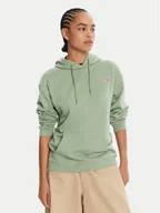 Bluzy damskie - Roxy Bluza ERJFT04996 Zielony Regular Fit - miniaturka - grafika 1