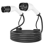 Ładowarki do samochodów elektrycznych - Kabel do ładowania samochodu elektrycznego ENERGENIE EV-T2MF-11KW-4M - miniaturka - grafika 1