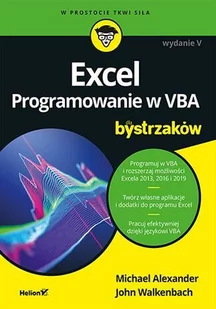 Excel. Programowanie w VBA dla bystrzaków - E-booki - informatyka - miniaturka - grafika 1
