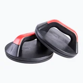 Pozostały sprzęt i akcesoria do ćwiczeń - Uchwyty do pompek Pure2Improve Push-up Pro Set czerwono-czarne P2I202160 OS - miniaturka - grafika 1