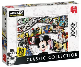 Puzzle - Jumbo Spiele 19493 Disney Classic Collection Mickey's 90. urodziny, 1000 elementów Puzzle Micky Mysz, Multi - grafika 1