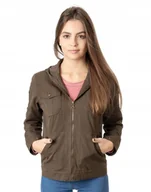 Moda i Uroda OUTLET - Kurtka Wiatrówka Damska Przejściowa 6083 S brązowa - miniaturka - grafika 1