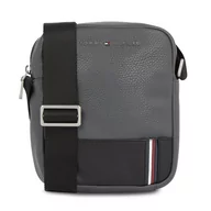 Torby męskie - Saszetka Tommy Hilfiger Th Central Mini Reporter AM0AM12449 Szary - miniaturka - grafika 1