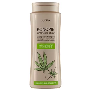Joanna Konopie Szampon nawilżająco-wzmacniający do włosów delikatnych 400ml 101592 - Szampony do włosów - miniaturka - grafika 1