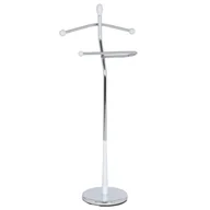 Inne meble do salonu - Cichy sługa 82646 WT chrom/biały, 118 cm - miniaturka - grafika 1