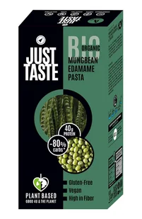 Just Taste Makaron proteinowy (z soi edamame i fasoli mung) spaghetti 250 g Bio - makaron - Makaron - miniaturka - grafika 1