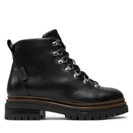 Botki damskie - Trapery Weekend Max Mara 2425796115600 Czarny - miniaturka - grafika 1