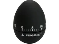 Minutniki - Minutnik timer Kinghoff KH 1620 czarny kuchenny zegar - miniaturka - grafika 1