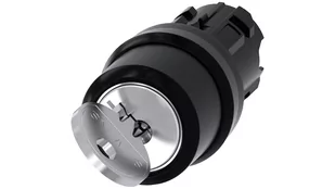 Siemens Przełącznik z kluczem ronis 22mm okrągły tworzywo nr zamka 455 z 2 kluczami 2 poz 3SU1000-4CF11-0AA0 3SU1000-4CF11-0AA0 - Inne akcesoria elektryczne - miniaturka - grafika 1