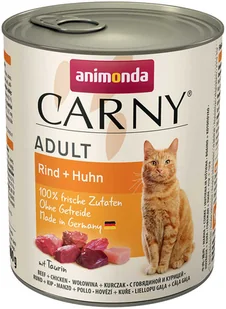 Zestaw Animonda Carny Adult, 12 x 800 g - Wołowina i kurczak - Mokra karma dla kotów - miniaturka - grafika 1