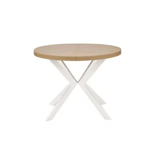 Stół Rozkładany 100-250 x 100 x 75 Peroni Dąb Złoty / Biały Halmar - Stoły - miniaturka - grafika 1