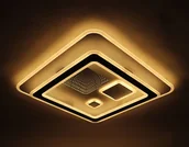 Lampy sufitowe - Ceiling LED lamp BALTIK GAISMA, 102W, 3000+6000K, 230V, 7140lm, square, 50x50cm, with remote control - miniaturka - grafika 1