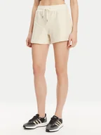 Spodenki damskie - Puma Szorty sportowe Ess 629782 Beżowy Regular Fit - miniaturka - grafika 1