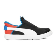 Buty dla chłopców - PUMA COURTFLEX V3 SLIPTECH PS 39973401 Czarny - miniaturka - grafika 1