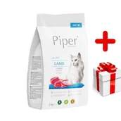 Sucha karma dla kotów - DOLINA NOTECI Piper Animals z jagnięciną dla kotów 3kg + niespodzianka dla kota GRATIS! - miniaturka - grafika 1