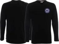 Odzież robocza - Promostars LPP - Koszulka ratownicza RATOWNICTWO MEDYCZNE niebieskie logo męska z długim rękawem czarna - miniaturka - grafika 1