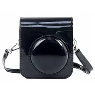 Paski, szelki, uprzęże foto - Futerał Etui Pokrowiec Case Osłona Do Fuji Fujifilm Instax Mini 12 / Czarny Błysk - miniaturka - grafika 1