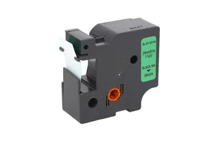 Zamiennik taśmy DYMO D1 53719 24mm czarny/zielona - Etykiety do drukarek - miniaturka - grafika 1