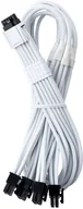 Kable komputerowe i do monitorów - CableMod C-Series Pro ModMesh 12V-2x6-Kabel, Sleeved, 16-Pin zu 4x 8-Pin, für Corsair Type 4 und 3 PSUs - weiß, 60cm CM-PCSR-16P4-N60KW-5PW-R-SS - miniaturka - grafika 1