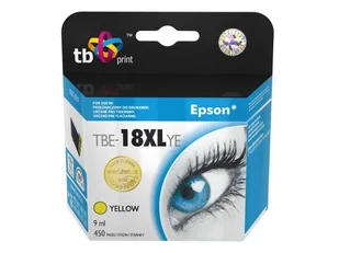 Tusz TB PRINT do Epson T1814 Żółty 9 ml TBE-18XLYE - Tusze zamienniki - miniaturka - grafika 2