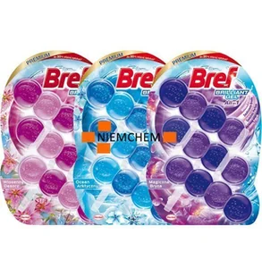 Bref Brilliant Gel Zawieszka Wc Kulki MIX 9 x 42g - Środki do WC - miniaturka - grafika 1