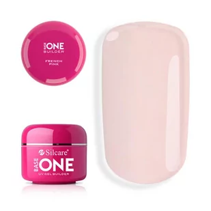 Silcare Żel Budujący Base One Dark French Pink 5g - Żele do paznokci - miniaturka - grafika 1