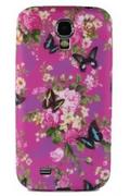 Etui i futerały do telefonów - Flower Samsung Galaxy S4 Fioletowe Kwiaty - miniaturka - grafika 1
