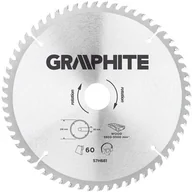 Tarcze do pił - Graphite Piła tarczowa 216x30mm 60 zębów widia (57H681) - miniaturka - grafika 1