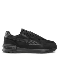 Sneakersy męskie - Sneakersy Puma Graviton 380738 01 Czarny - miniaturka - grafika 1