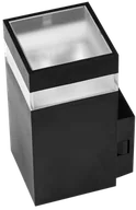 Lampy ogrodowe - Ledowa lampa sufitowa Jason AZ5221 9W kwadratowa czarna - miniaturka - grafika 1