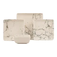 Serwisy obiadowe - 24-częściowy zestaw porcelanowych naczyń Kütahya Porselen Marble - miniaturka - grafika 1