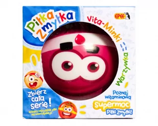 Piłka Zmyłka Vita-Minka Warzywka Buraczek - Piłki dla dzieci - miniaturka - grafika 1