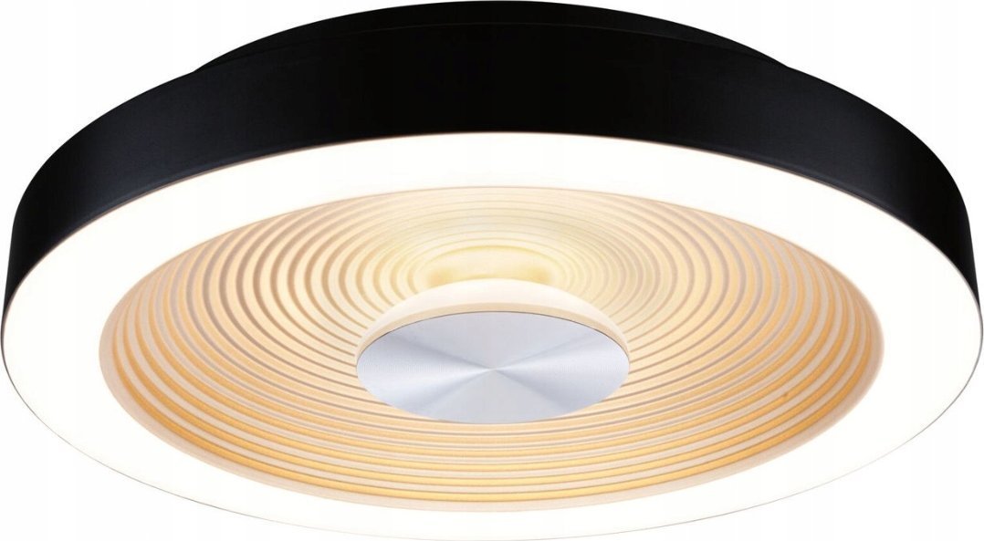 Lampa sufitowa Paulmann Plafoniera VOLEA 18W DIM 320MM 2120lm 3000K IP44 230V czarny / złoty / tworzywo sztuczne