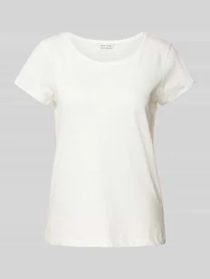 T-shirt o kroju regular fit z czystej bawełny - Koszulki i topy damskie - miniaturka - grafika 1
