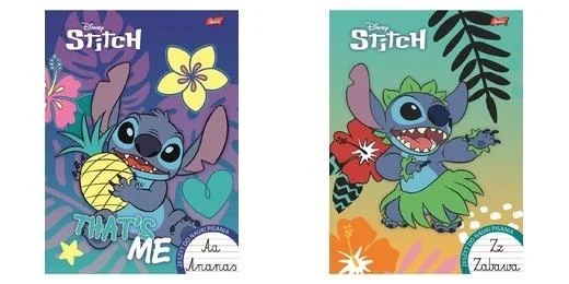 Zeszyt A4 linia 32 strony do nauki pisania Stitch 15 sztuk